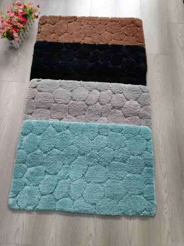 Factory direct sales, wholesale and export of bathroom and toilet door carpets, water-absorbing and anti-slip MATS, floor MATS and door MATS details Picture