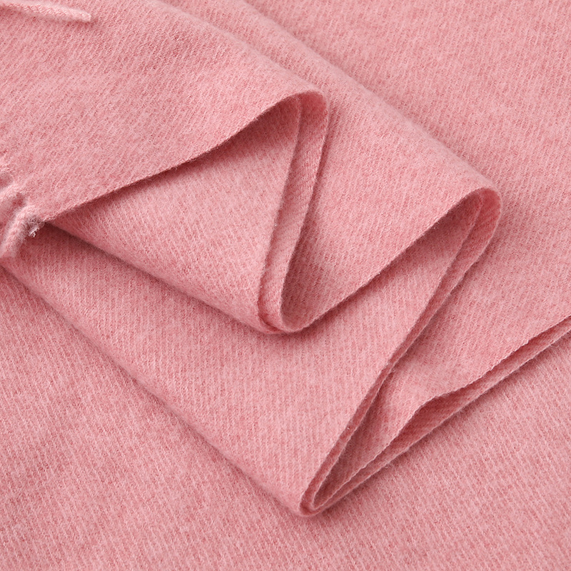 Solid Color Scarf Women's Winter All The Thick Men's Shawl Senior Sense New Autumn And Winter Imitation Cashmere Scarf Wholesale Specification drawing