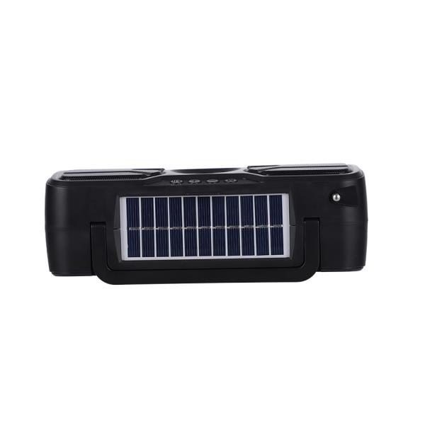 Portable Solar Portable Usb/ Tf/Fm/Dc Bluetooth Wireless Speaker With Flashlight Nv-9230 Specification drawing