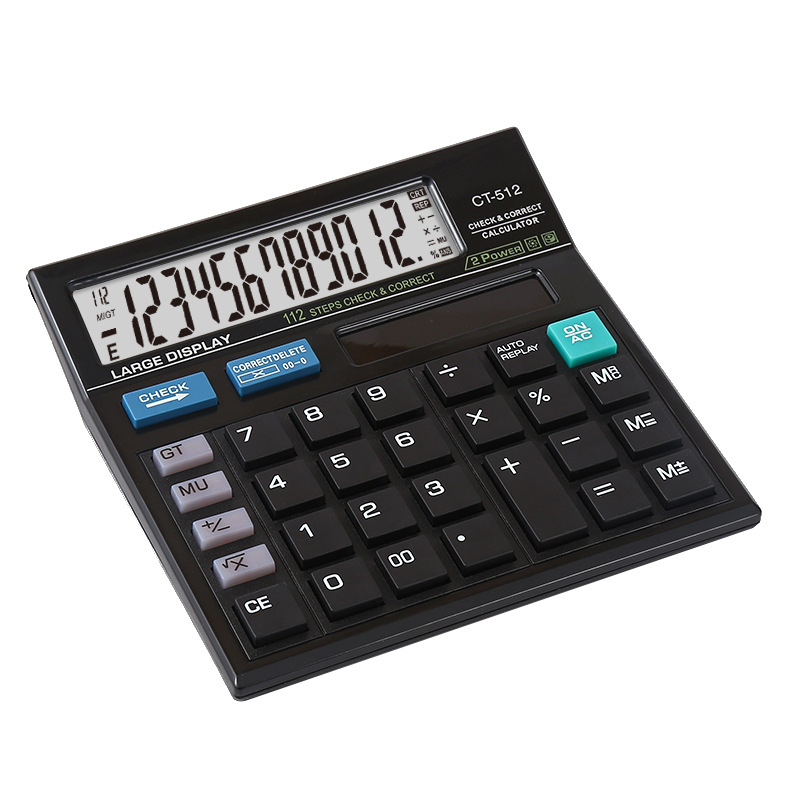 Calculator, financial computer, office computing, financial logo creation, financial accounting CT-512 Application Scenario