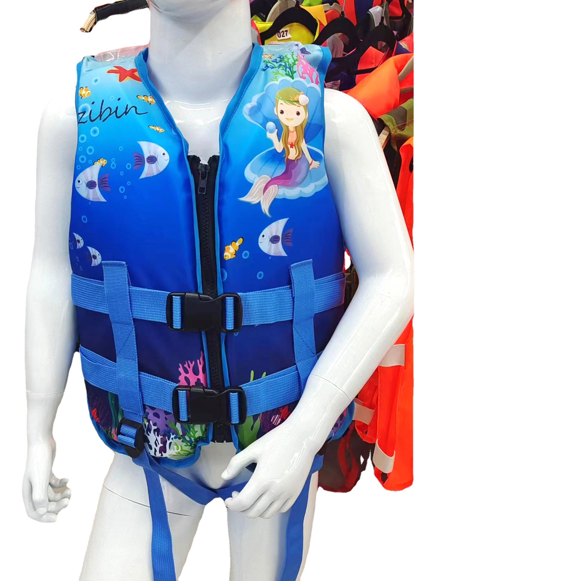 New Cartoon Children's Indoor Life Jacket Safe And Convenient Outdoor Swimming Water Equipment Vest Drift Flood Prevention Item Picture