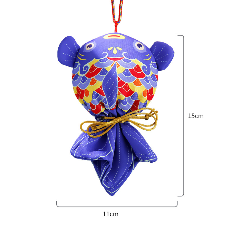 Yearly Abundance: Koi sachets, sachets, lucky bags, empty bags, cloth bags, pouches, pendants, koi pouches, Hanfu Item Picture