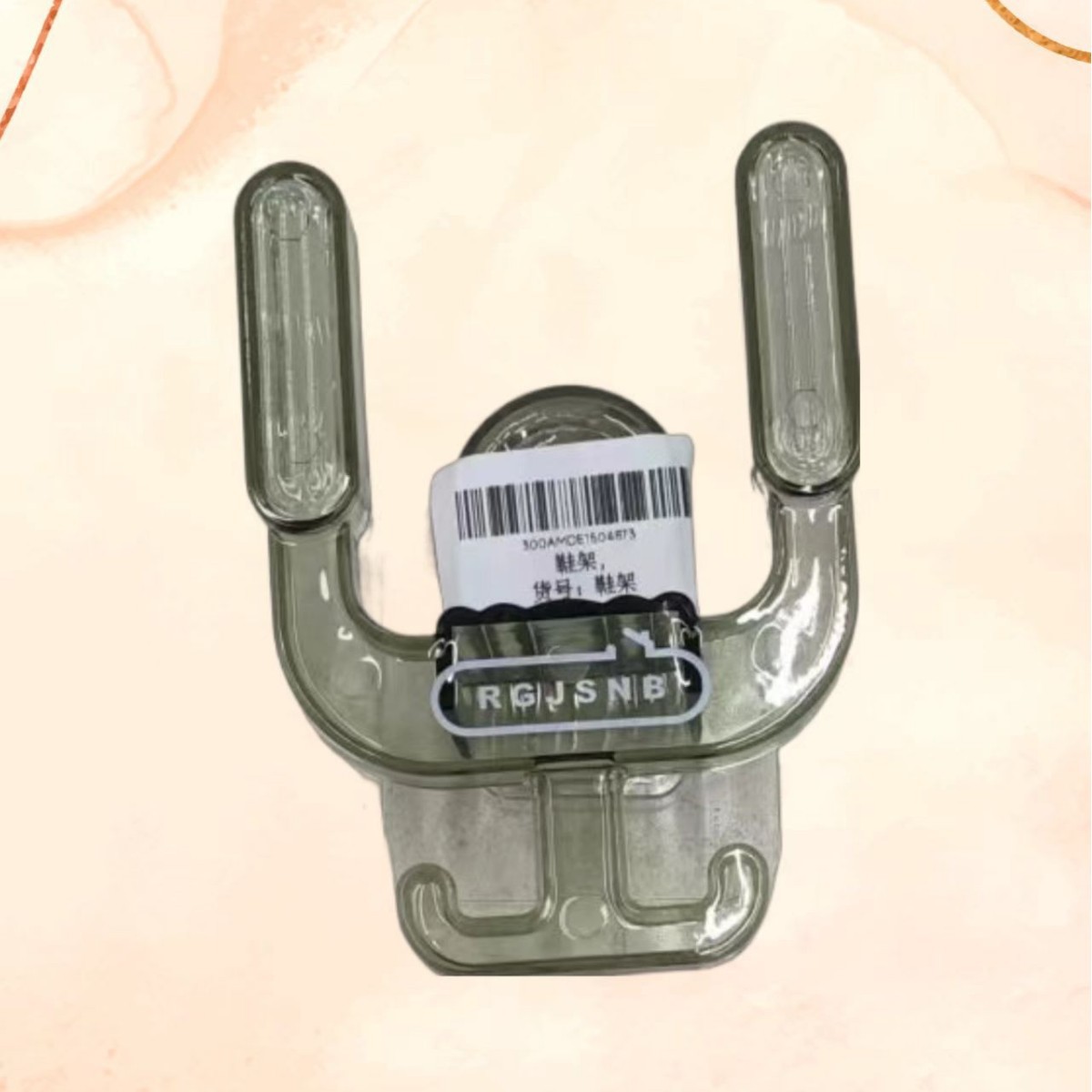 Bathroom, toilet wall, draining slippers, storage hook, shelf, non-drilling wall-mounted slippers rack Specification drawing