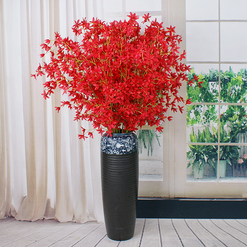 加密长枝/文心兰仿真花/跳舞兰细节图