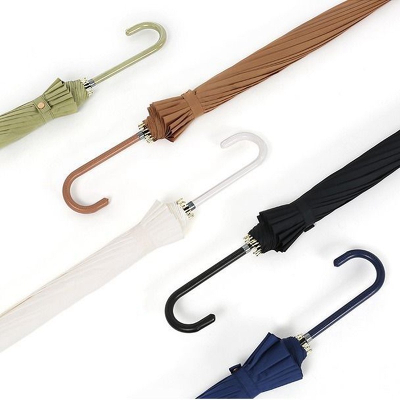 The 2024 summer new style of fresh and long-handled umbrella event gift advertisement umbrella can be printed with LOGO Specification image