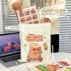 Capibara tutorial bag, cute Capybara student canvas bag, girlish heart hand-held bag, shoulder bag, stationery storage bag details Picture