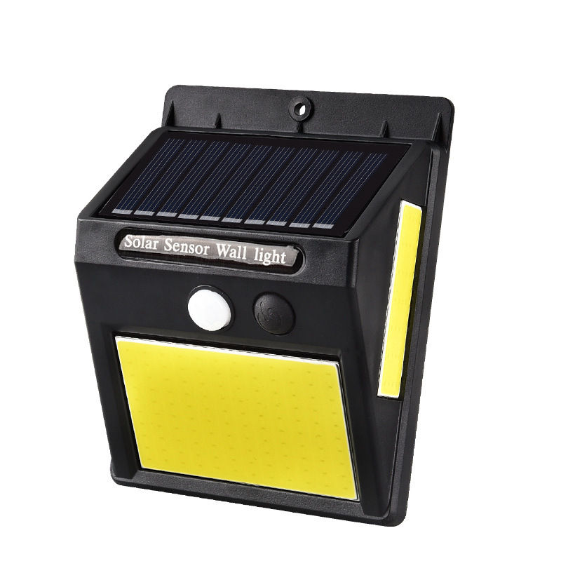 Solar Wall Light Human Body Sensing Outdoor Waterproof Landscape Garden Light Garden Wall Lighting Street Light Specification drawing
