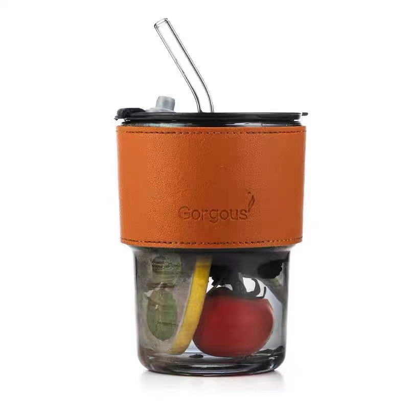 Net Red Bamboo Cup Ins Wind Creative Straw Coffee Cup Shop Qing Drainage Advertising Gift Cup Printing Logo Item Picture