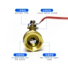 Copper ball valve, national standard Hpb59-1, internal thread copper ball valve, full bore, large flow heavy-duty copper ball valve, direct supply from the manufacturer Specification image