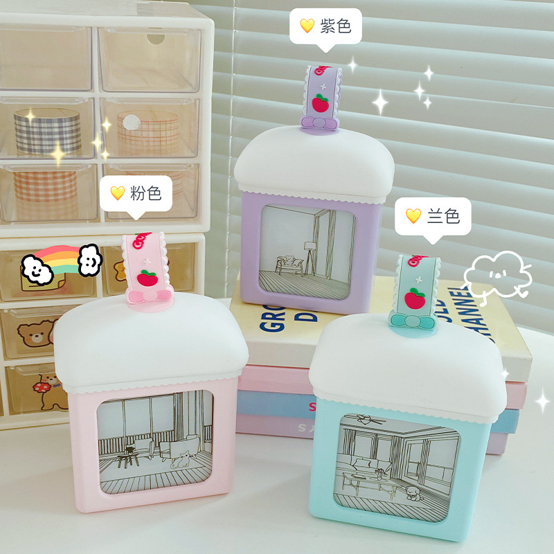 创意新款灯光画小屋夜灯USB充电台灯桌面床头伴睡少女心学生女孩礼物
