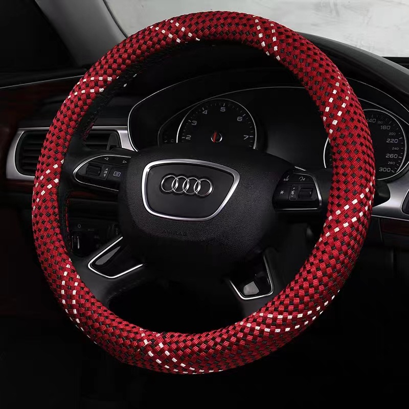 方向盘汽车把套/方向盘套/方向盘套男女夏天潮牌/车把套男女冬季时尚/宝马方向盘产品图
