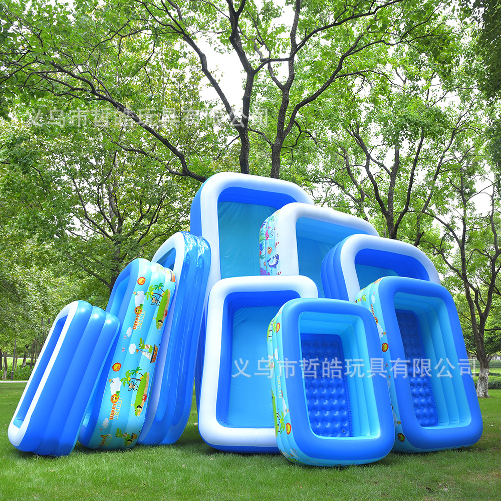 大型户外充气游池 儿童海洋球游泳池 围栏充气水上大型玩具戏水池详情图2