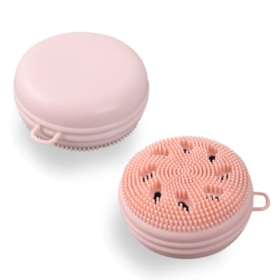 Silicone facial cleansing brush, beauty cleaning brush, children's silicone hair washing brush, facial massage, makeup removal and cleaning brush thumbnail