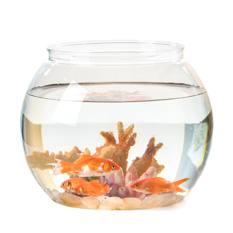 Acuario de plástico sala de estar turtle tank micro landscape mesa de escritorio picoteador hogar paisajismo acuático ecologico betta tank pequeña tortuga Item Picture