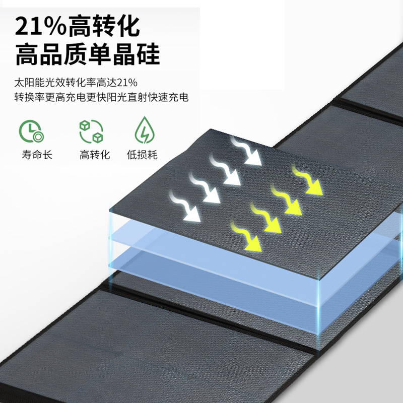太阳能充电板/发电储能电源/户外发电系统产品图