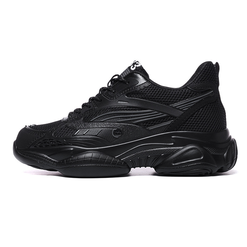 Men's height-increasing shoes, 8cm cross-border new breathable and versatile sports shoes, casual mesh shoes, invisible height-increasing 6cm, large size 46 Item Picture