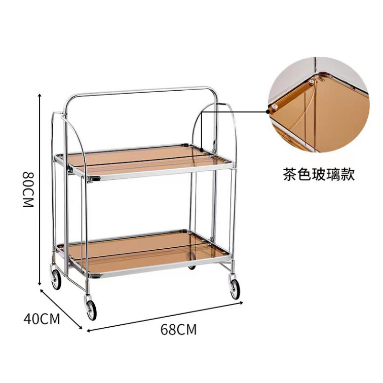 Carro plegable carro de vino rack multinivel Specification image