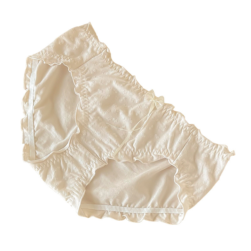 Large Size Women's Underwear Women's Waist Lift Hip Breathable Fat Mm200 Pounds Pure Wind Sexy Seamless Briefs New Style Item Picture