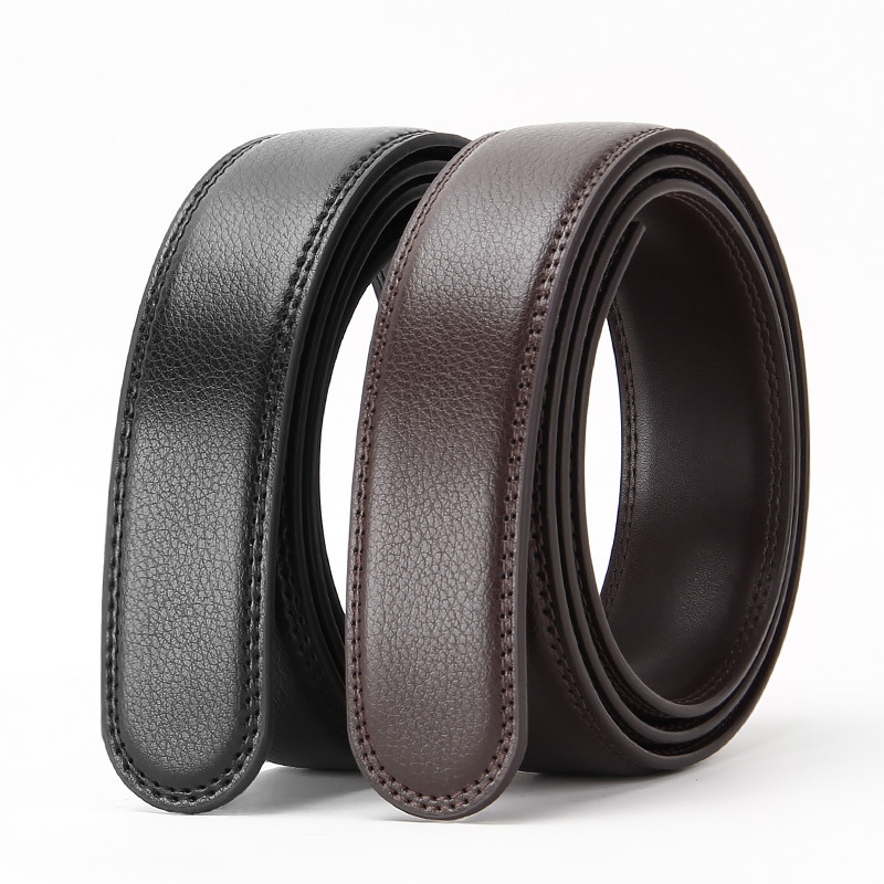 Factory Wholesale Two Layers Of Cowhide Belt To Make Belt Body Leather Belt Belt Automatic Buckle Belt Strip