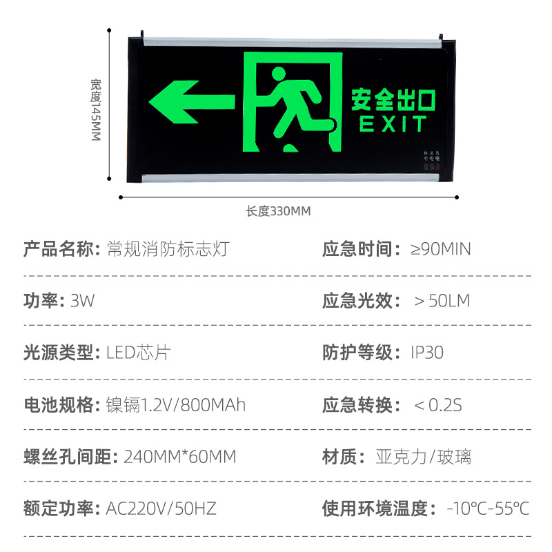 应急指示灯具实物图