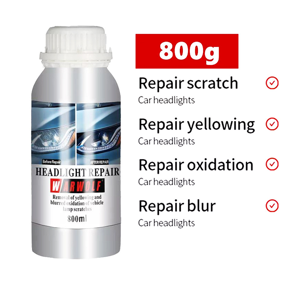 Car headlight repair polishing kit