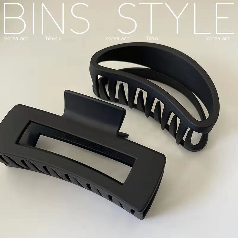 Grab Clip New Korean Internet Celebrity Shark Clip Upscale Medium Style Back Head Bath Hairpin Explosive Ponytail Clip Specification drawing