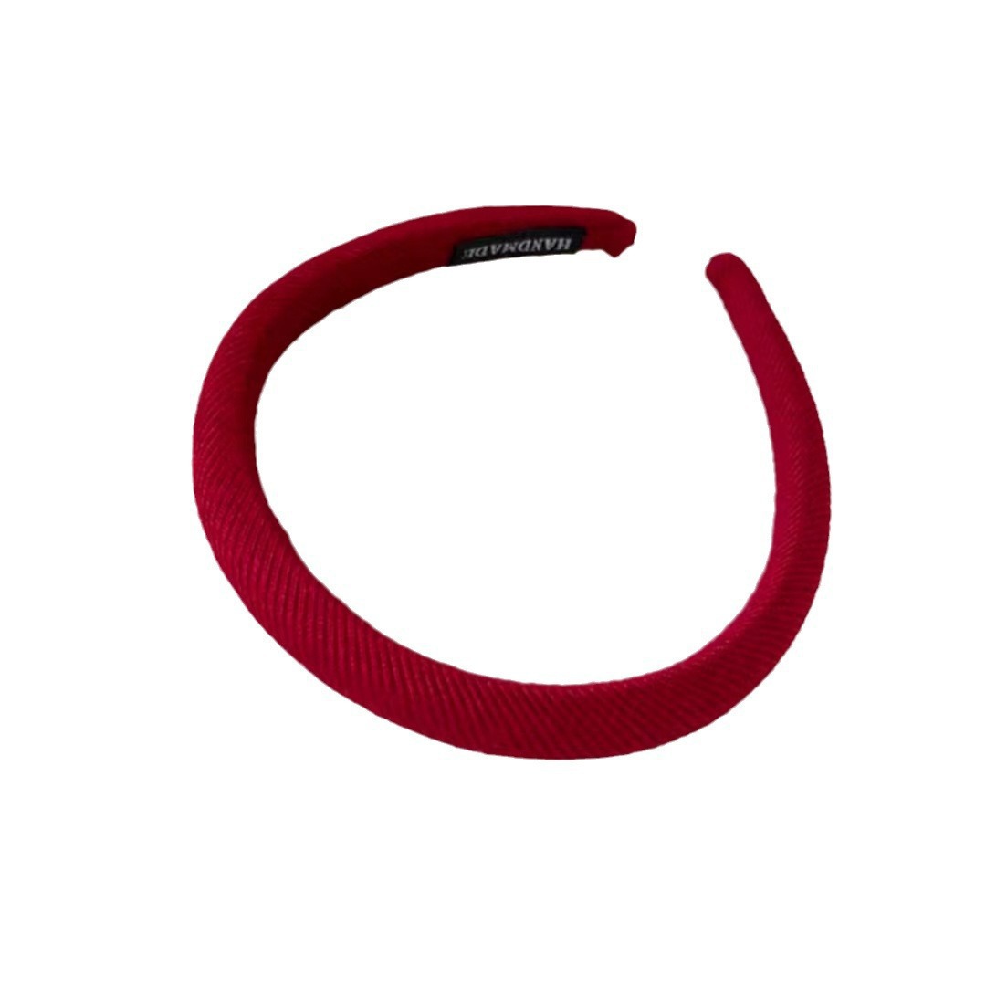Retro checkered hairband for women, 2024 new high top facial cleansing headband, versatile for early autumn outings, hairpin headwear Item Picture