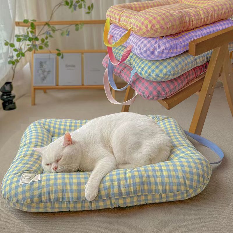 新款狗窝四季通用狗狗猫咪通用垫子宠物床垫小狗猫窝冬季保暖软垫
