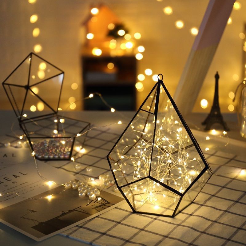 Low-price wholesale of popular LED string lights, starry sky, seven-color ambient lights, flashing lights, gifts, flowers and decorative string lights Application Scenario