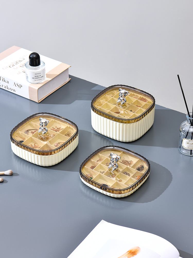 Jewelry Storage Box Jewelry Studs Earrings Necklace Bracelets Ring Multi-Style Multi-Layer Portable Box Specification drawing