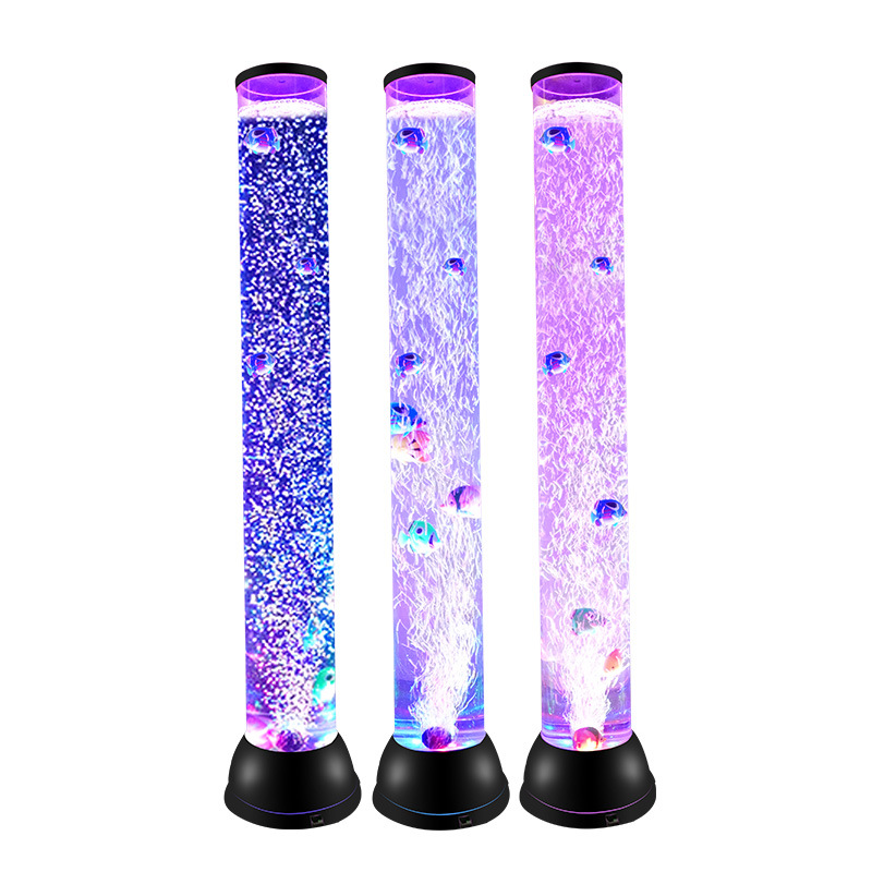 Modern and simple simulation aquarium led lights, fish lights, USB-powered ambient lights, living room ornaments, bedroom jellyfish lights Item Picture