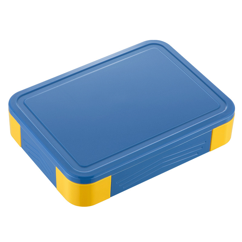 Qijia Amazon Cross-border Children and students' compartment-sealed fruit boxes, salad boxes, and microwave-heated lunch boxes for work Item Picture