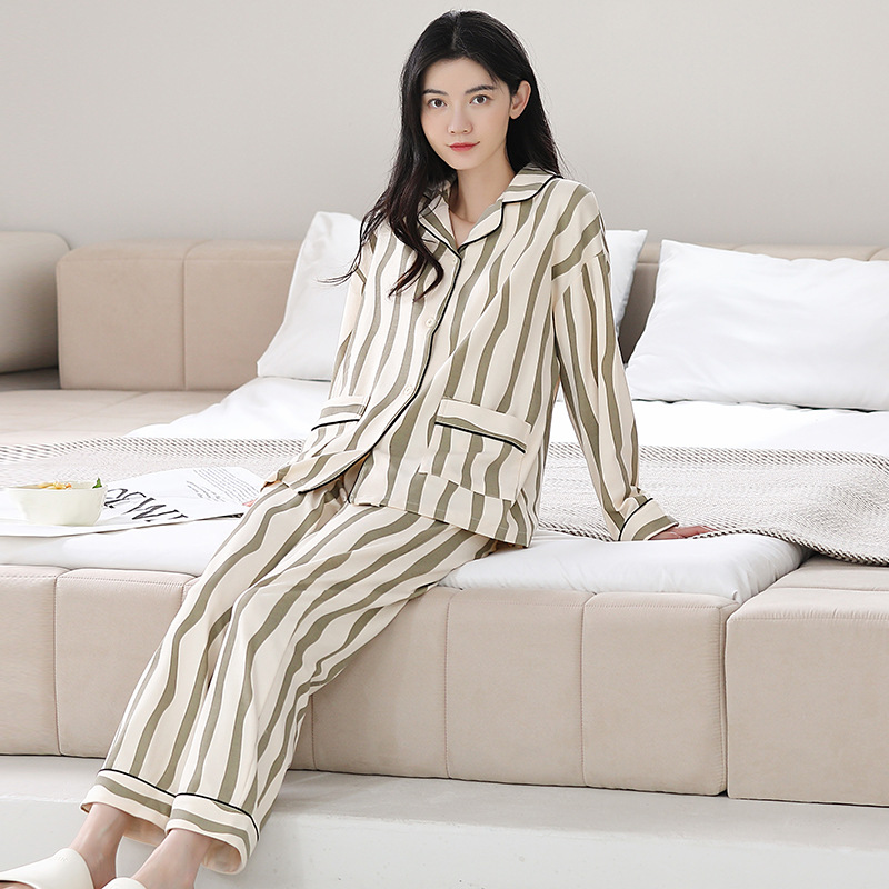 女士家居服实物图
