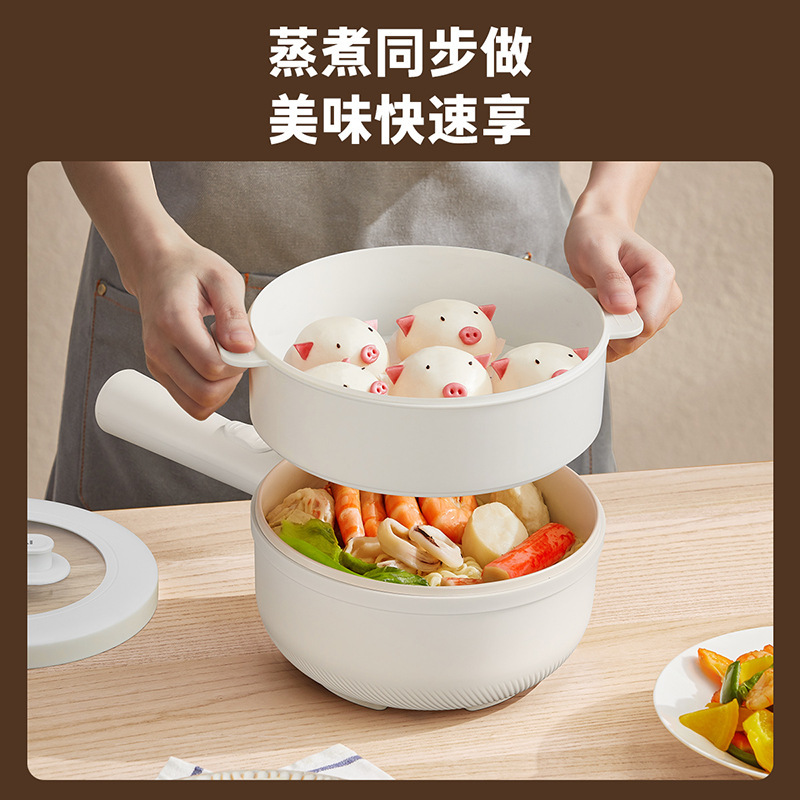 Electric Cooking Pot, Electric Hot Pot, Long-Handled Pot, Electric Steamer, Noodle Cooking, Egg Frying, Electric Hot Pot, Dormitory Pot, Others details Picture