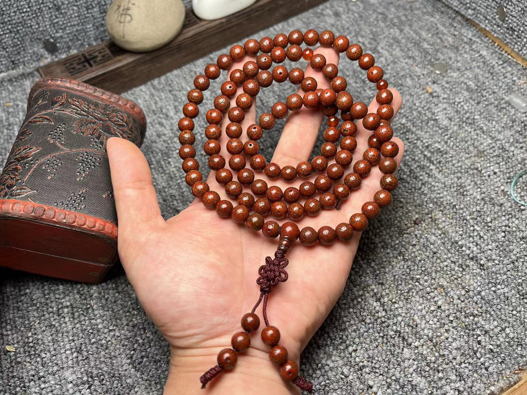 Wholesale Old Star Moon Bodhi Son First Month Star Moon 108 Buddha Beads Beads Beads Beads String Buddha Beads Bodhi Application Scenario
