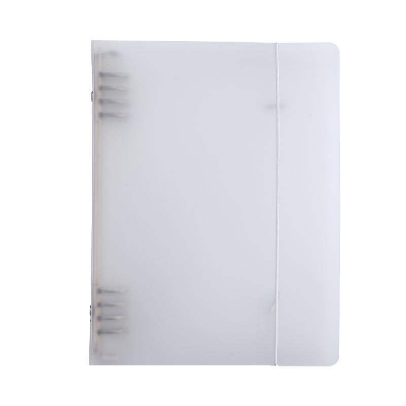 Chenshi A5 in-stock transparent PP binder A7 plastic shell 6-hole detachable 4-hole A4 file folder and data book Item Picture