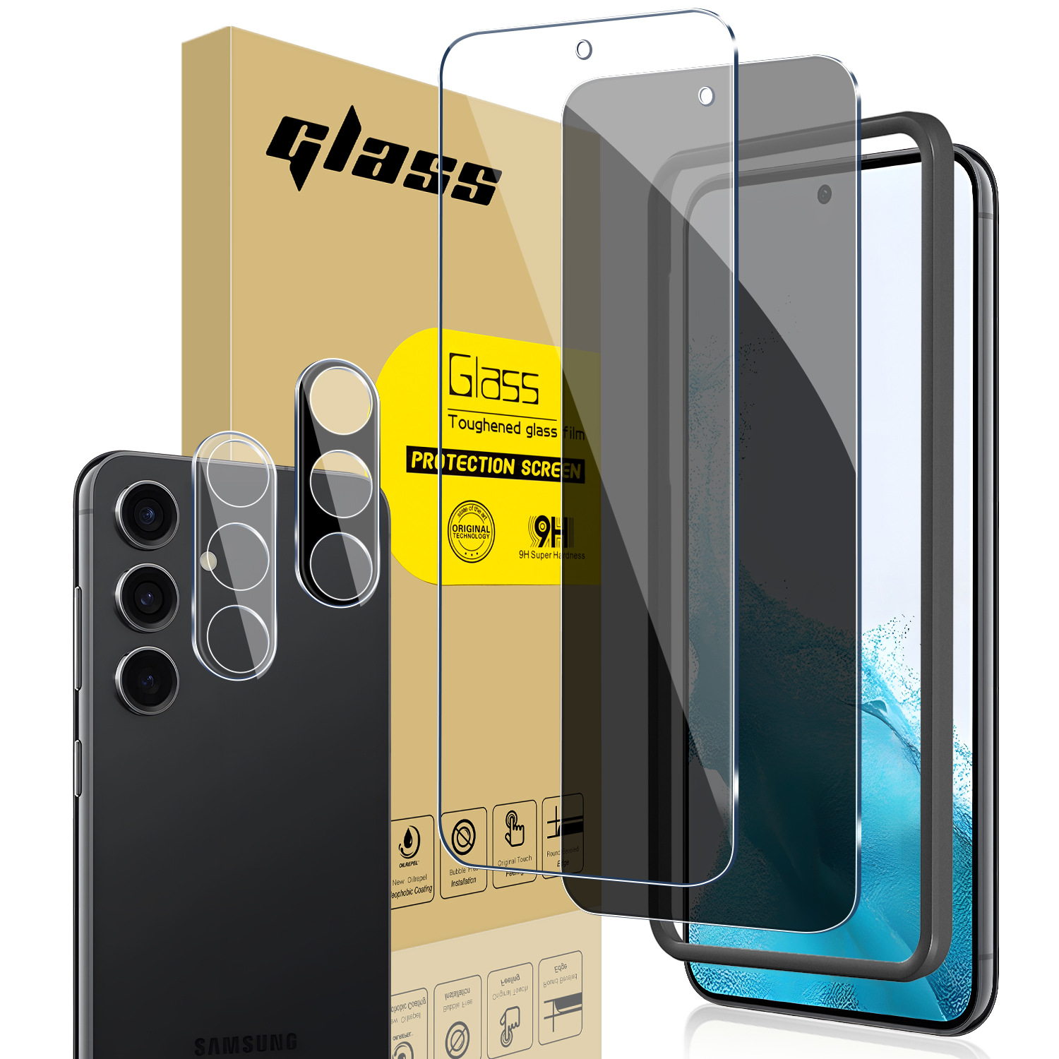 适用三星 A54钢化膜SamsungA54手机保护膜Galaxy A54高清防窥贴膜