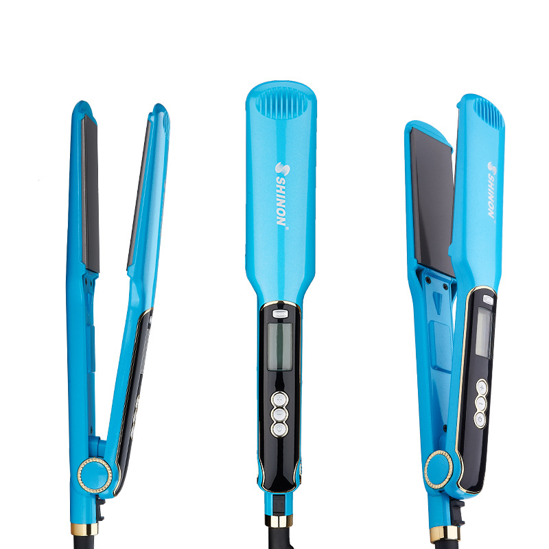 Amazon SHINON 8621, a dual-purpose hair straightener for home use with negative ion curling and straightening, and a liquid crystal hair straightener Item Picture