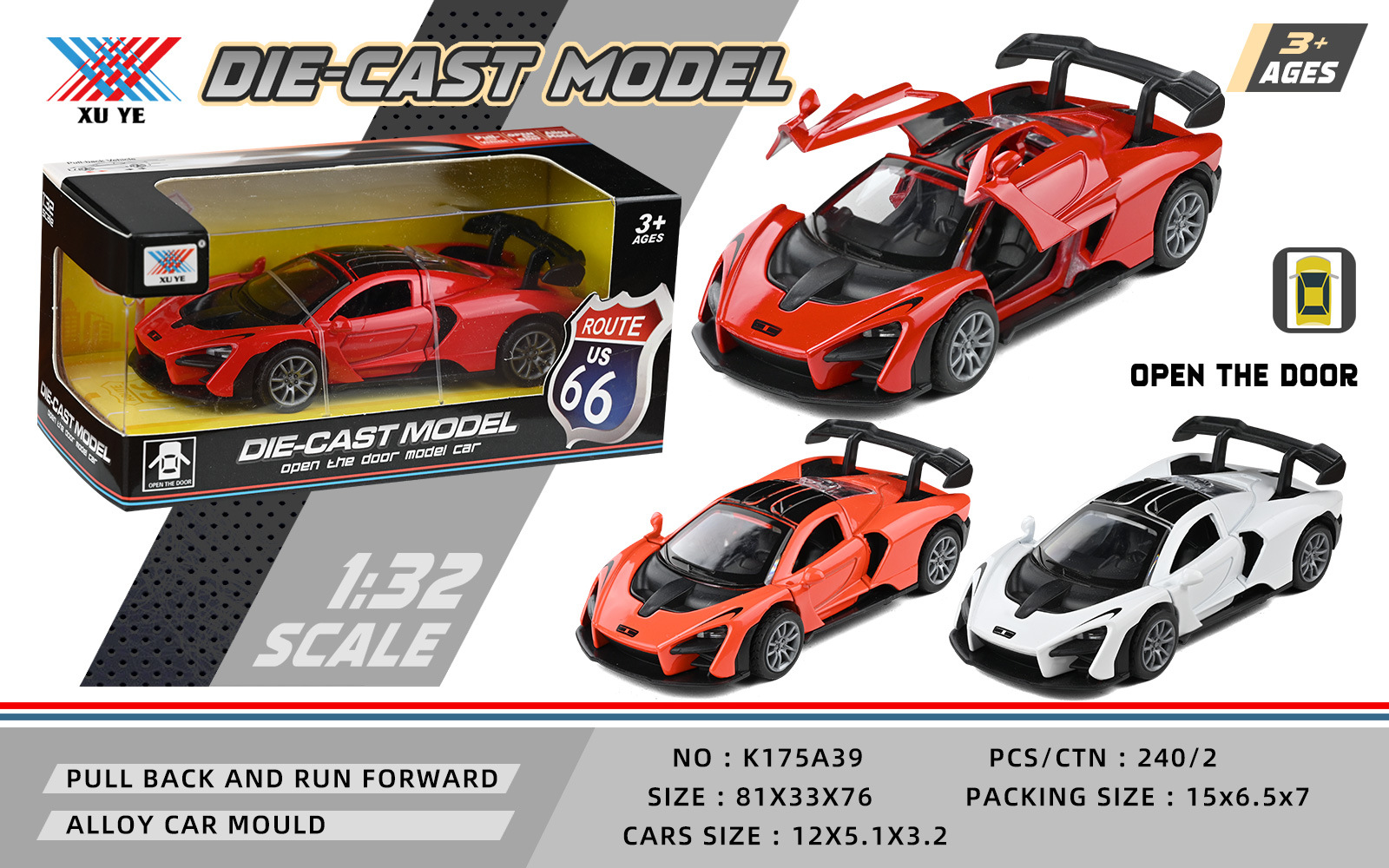 1:32 Alloy Model Multiple Models Of Open Door Pull Back (1 Only) Alloy Car Toy Car Model details Picture