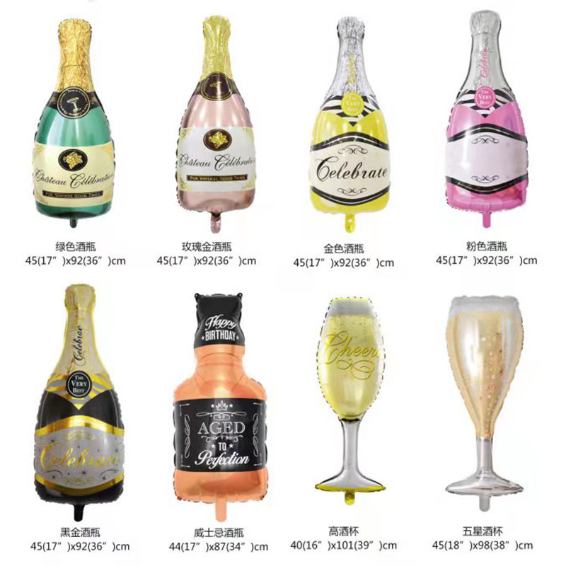 Mini Champagne Bottle Glass Wedding Birthday Party Bar Party Decoration