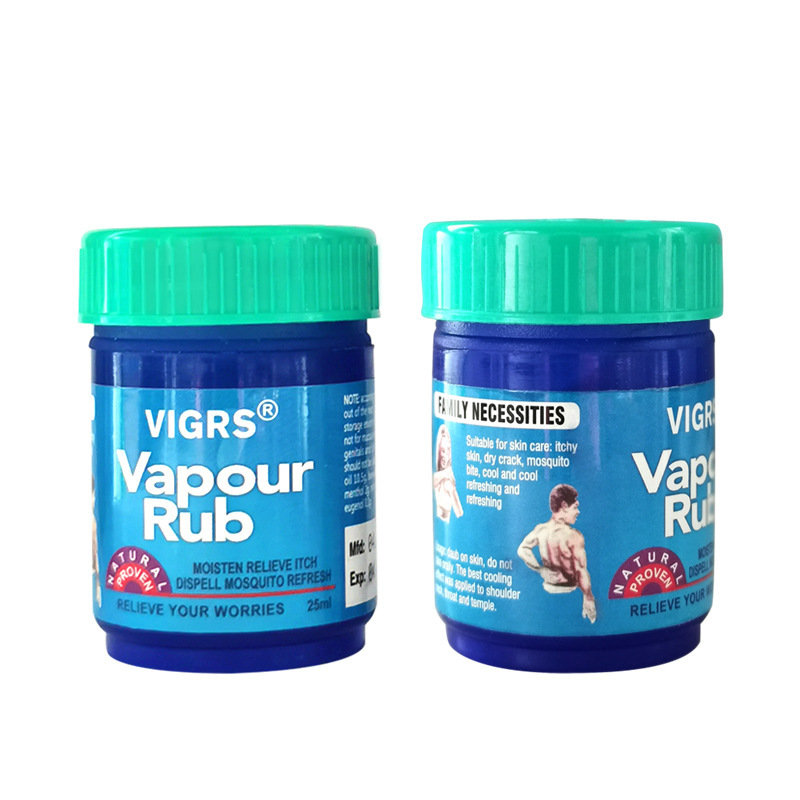 25g Vapour Rub all-purpose Oil, Cooling oil, Massage ointment, Refreshing and invigorating, dizzy and wandering, foreign trade cross-border supply details Picture