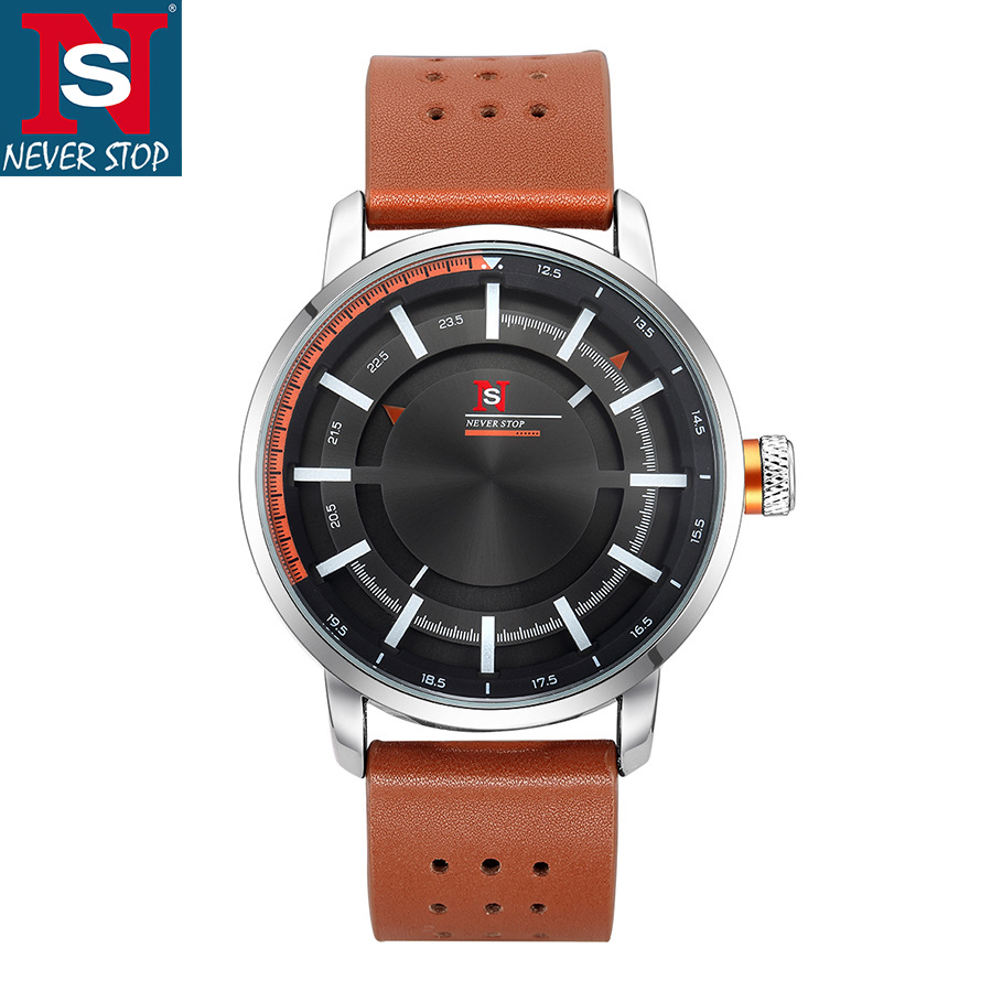 【 Factory Direct Supply 】TOMI-NS New student sports fashion leather strap watch with hands quartz men's wristwatch Item Picture