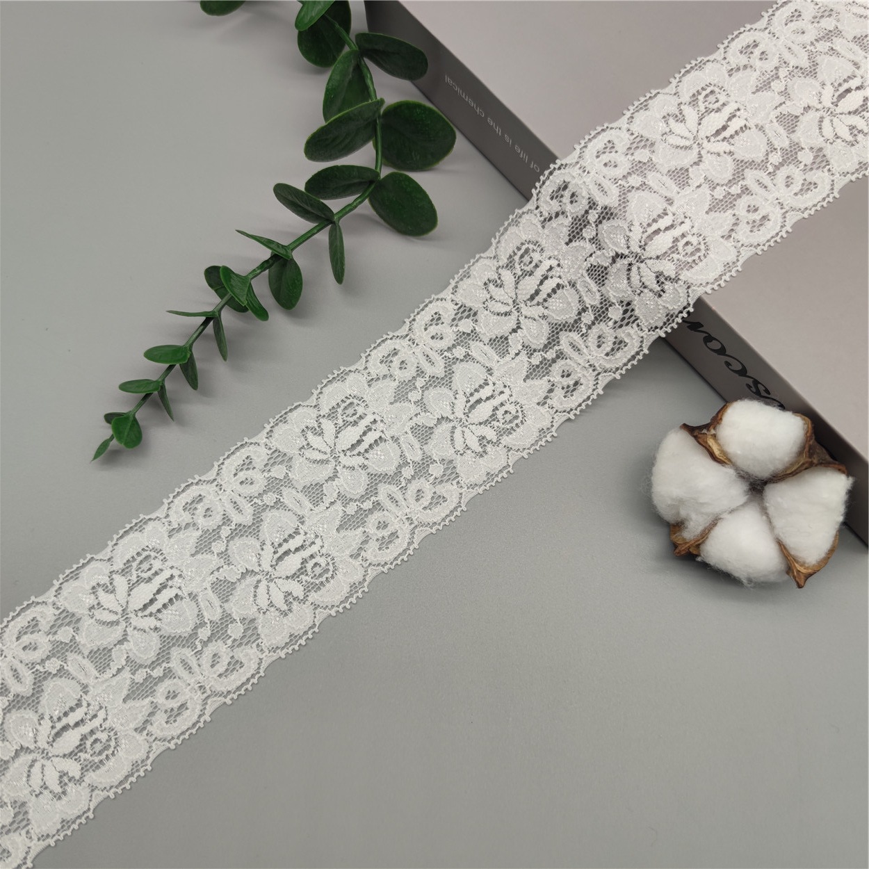 6cm lace elastic trim, skirt hem, children's wear, wedding dress, decorative hem, clothing trim, lace edge