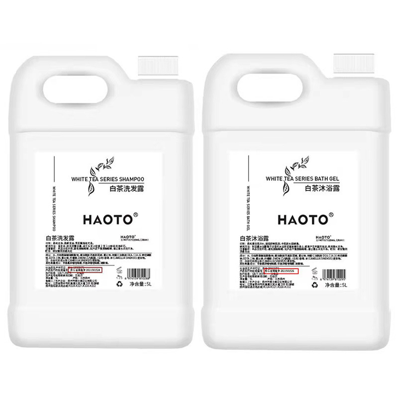 Bath Hotel Disposable White Tea Shampoo Shower Gel 2-In-1 Vat Bulk Refill 5Kg Wholesale Item Picture
