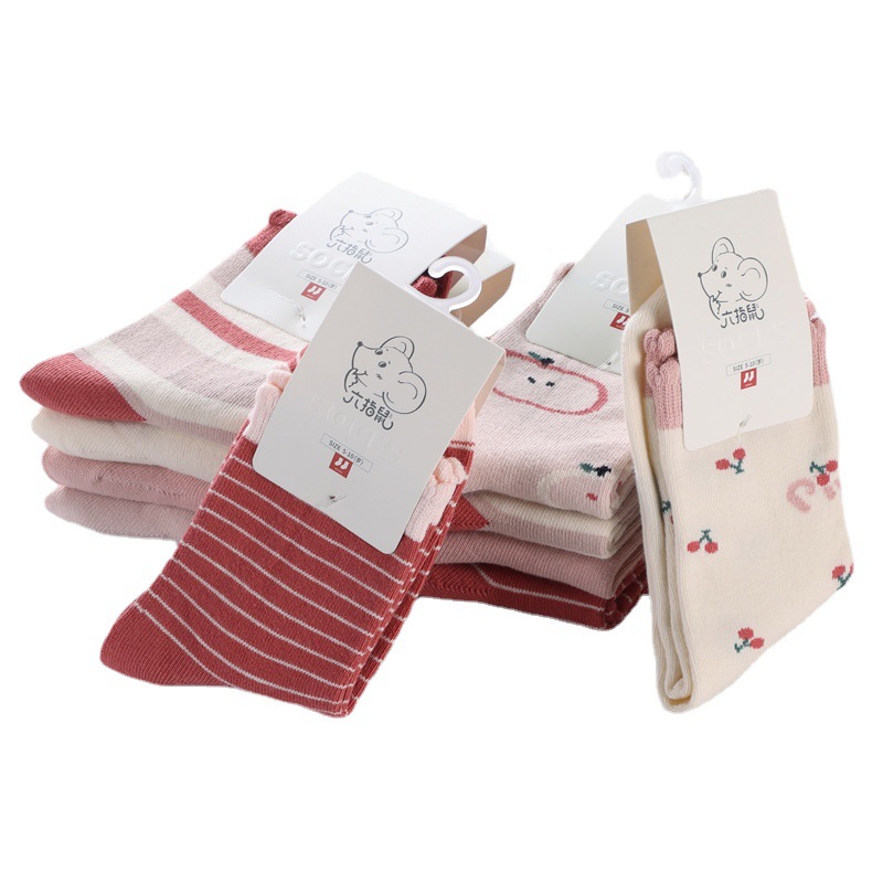 Six Finger Mouse Socks Children's Socks Girls Boys Fall Winter Thick Cotton Socks Baby Socks Thick Cotton Socks Item Picture