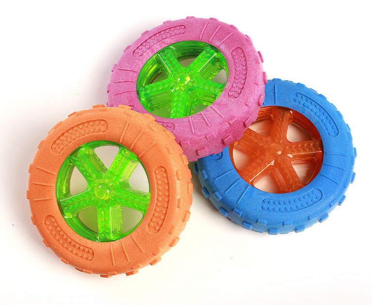 Factory new pet toy Premium TPR Bite resistant float throwing toy Dog teething ring toy