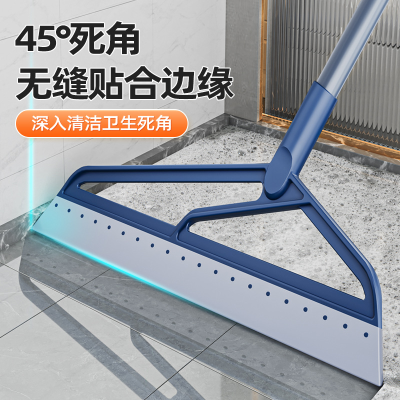 Korean Black Tech Magic Broom Sweeping Wiper Household Bathroom Non-Stick Hair Broom Silicone Mop Specification drawing
