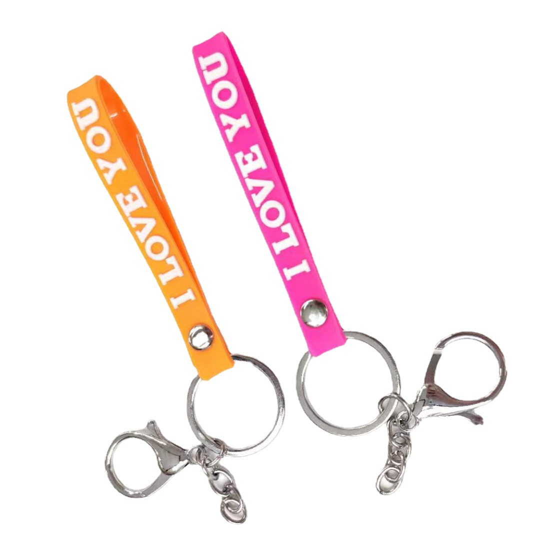Factory Direct Pvc Keycord Soft Rubber Cord Keychain Accessories Key Chain Lanyard Bag Car Pendant Item Picture