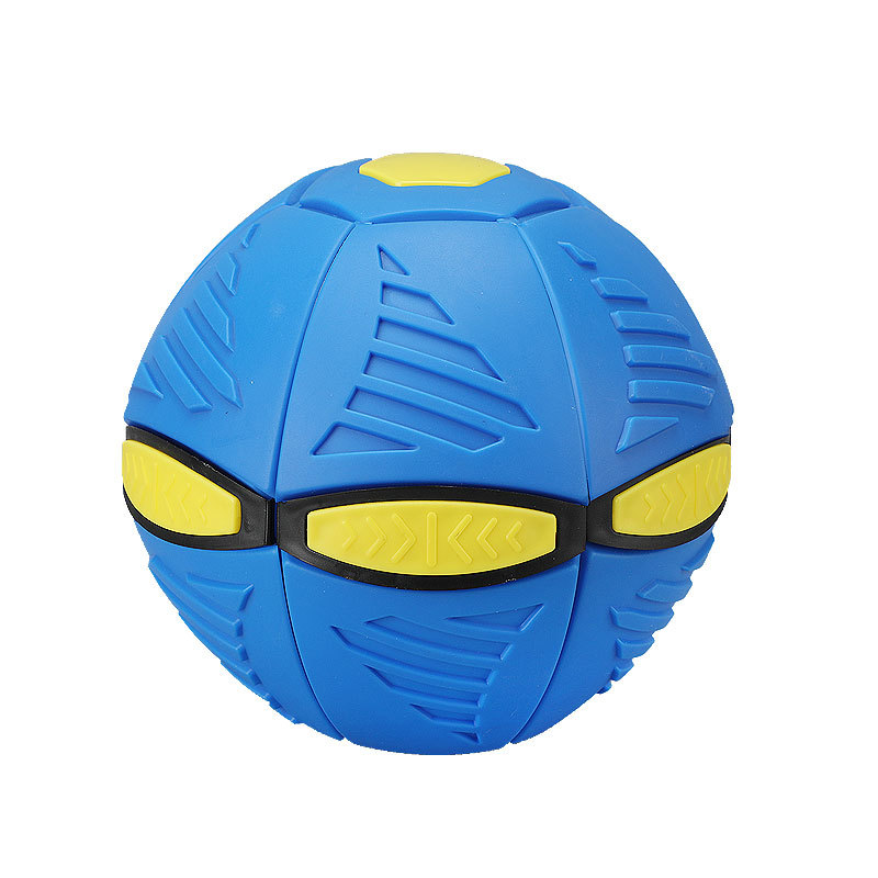 Frisbee Ball Elastic Treading Ball Relief Release Toy New Foot Deformation Luminous Frisbee Family Interactive Toy Item Picture