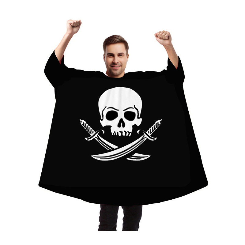 Cross-border Halloween cape, wind color Ding festival party supplies, character costume, cosplay, shawl, flag costume customization details Picture